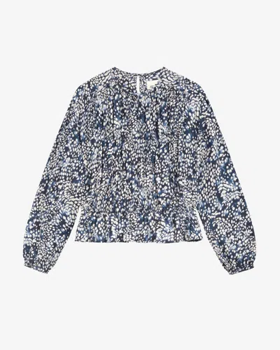 Isabel Marant Bluse Gelina In Midnight-white