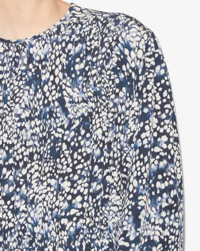 Isabel Marant Bluse Gelina In Midnight-white