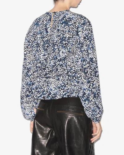 Isabel Marant Bluse Gelina In Midnight-white