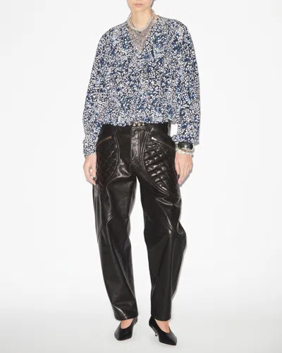 Isabel Marant Bluse Gelina In Midnight-white