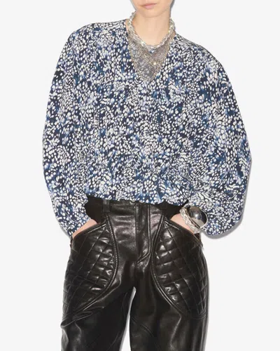 Isabel Marant Bluse Gelina In Midnight-white
