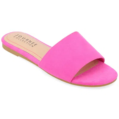 Journee Collection Women's Tru Comfort Foam Kolinna Wide Width Sandals In Pink