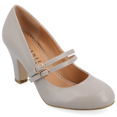 Journee Collection Women's Windy Pumps In Grey