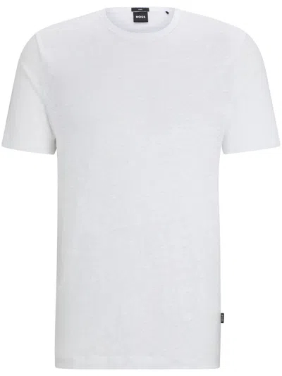 Hugo Boss Tiburt Regular-fit T-shirt In White