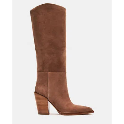 Steve Madden Bronty Taupe Suede In Brown