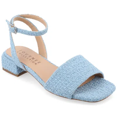 Journee Collection Women's Tru Comfort Foam Adleey Sandals In Blue