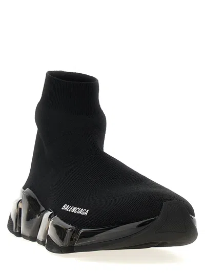 Shop Balenciaga 'speed 2.0' Sneakers In Black