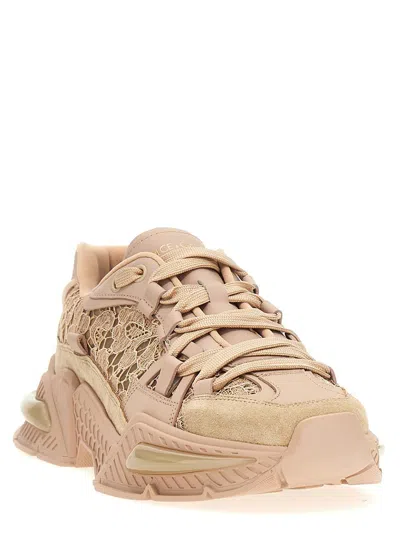 Dolce & Gabbana Sneakers In Beige