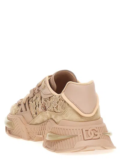 Dolce & Gabbana Sneakers In Beige