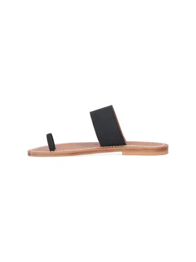 Shop Kjacques K.jacques Sandals In Black