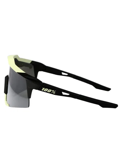 100% Speedcraft Sunglasses In Soft Tact Glow Black Mirror Lens