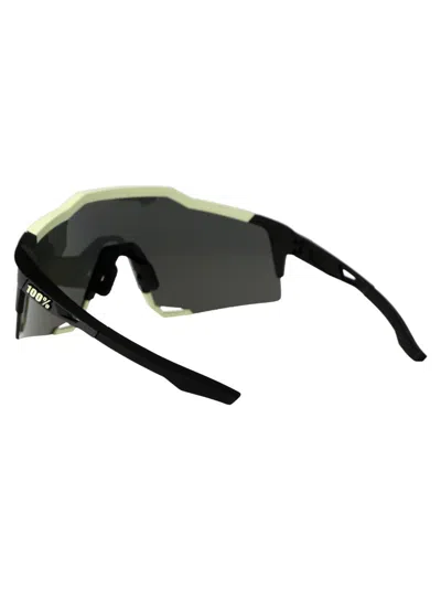 100% Speedcraft Sunglasses In Soft Tact Glow Black Mirror Lens