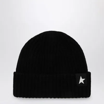 Shop Golden Goose Black Cap With Little Star In Print