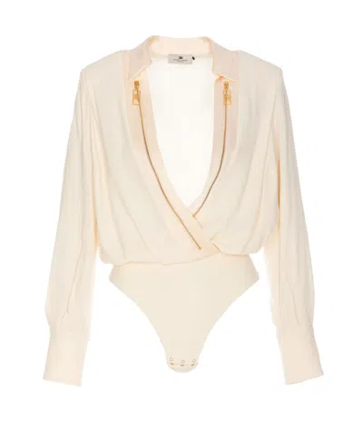 Shop Elisabetta Franchi Shirts In White