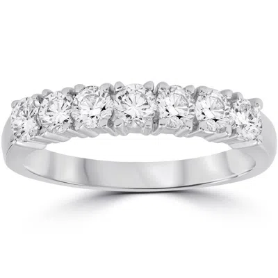 Pompeii3 1ct Diamond Wedding Ring Anniversary 14k White Gold In Multi