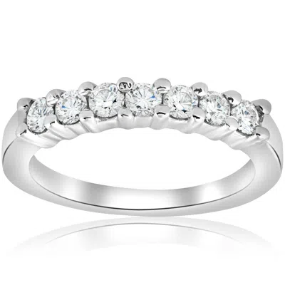 Pompeii3 1/2ct Diamond Wedding Ring 14k White Gold In Multi