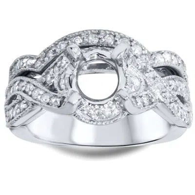 Pompeii3 7/8ct Diamond Engagement Wedding Ring Set Setting 14k In Multi