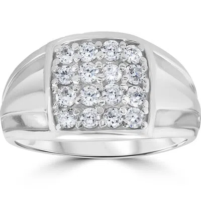 Pompeii3 1 Cttw Diamond Mens Ring 10k White Gold In Multi