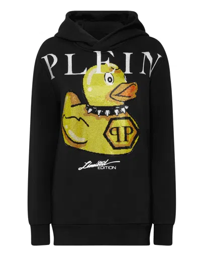 PHILIPP PLEIN HOODIE SWEATSHIRT STONES PP DUCK 