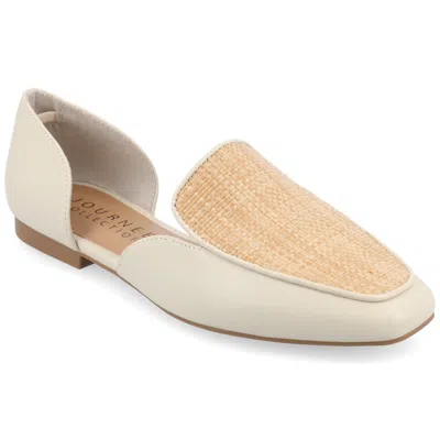 Journee Collection Women's Tru Comfort Foam Kennza Flats In White