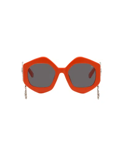 Philipp Plein Sunglasses In Orange