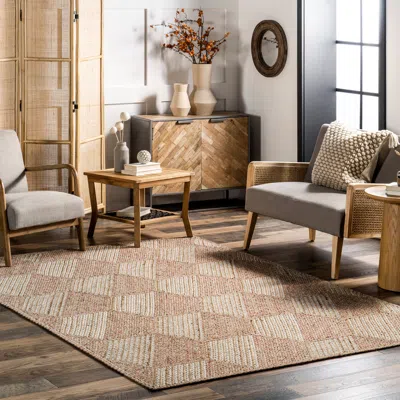 Nuloom Mitzy Casual Honeycomb Jute Area Rug