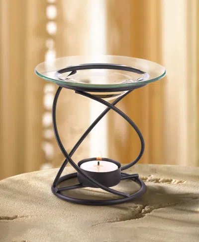 Actifo Spiral Metal Oil Warmer - Black