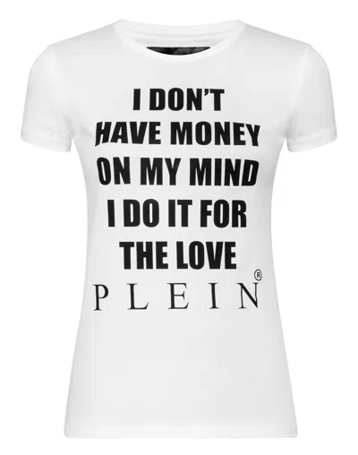 PHILIPP PLEIN T-SHIRT ROUND NECK SS STATEMENT 