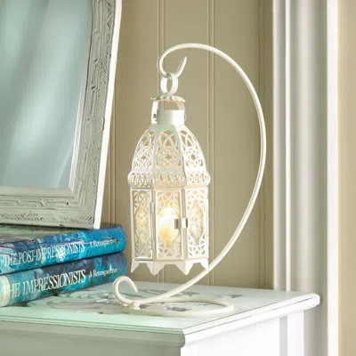 Actifo Hanging Candle Lantern - White
