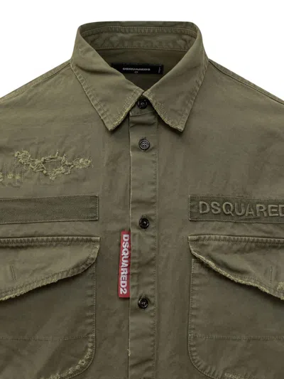 Shop Dsquared2 Ranger Shirt In Green