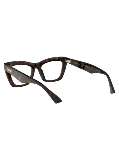 Shop Bottega Veneta Optical In 002 Havana Havana Transparent