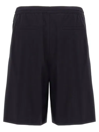 Givenchy Man Bermuda Shorts Man Black Bermuda Shorts In Blue