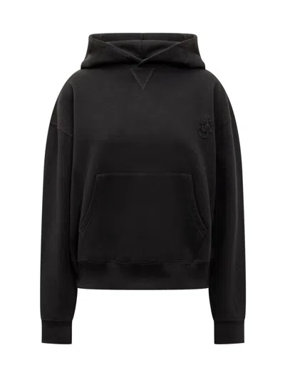 Shop Jw Anderson J.w. Anderson Anchor Logo Hoodie In Black