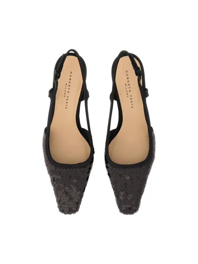 Shop Roberto Festa Slingback "seville" In Black