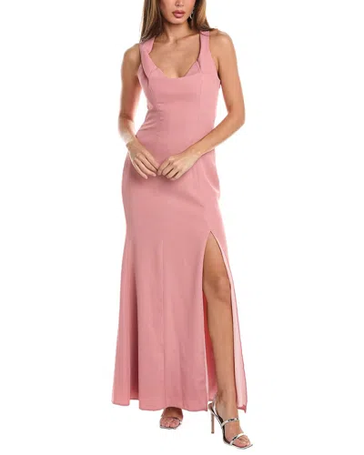 The Dessy Group Dessy Collection Off-the-shoulder Gown In Pink