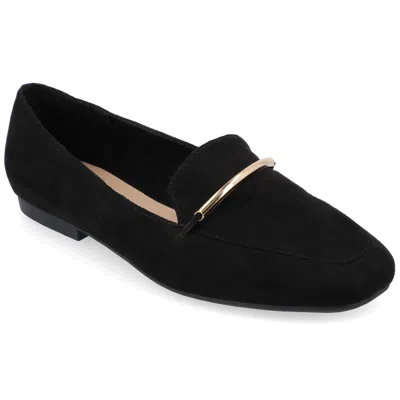 Journee Collection Women's Tru Comfort Foam Wide Width Wrenn Flats In Black