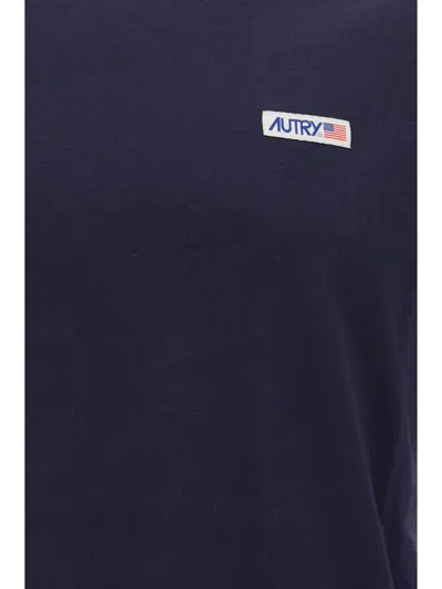 Shop Autry T-shirt In Blue