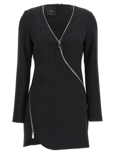 Shop Pinko Agen Dresses In Black