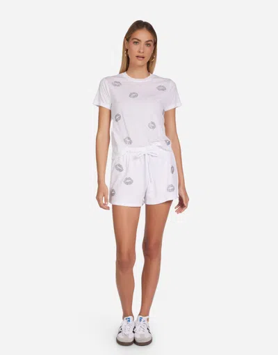 Lauren Moshi Ursula Stud Kisses In White