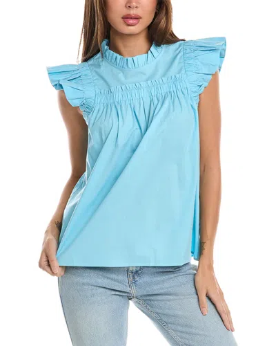 Tyler Boe Tyler Böe Eloise Top In Blue