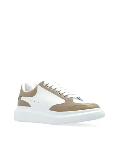 Shop Alexander Mcqueen Sneakers In Stone/havana/white