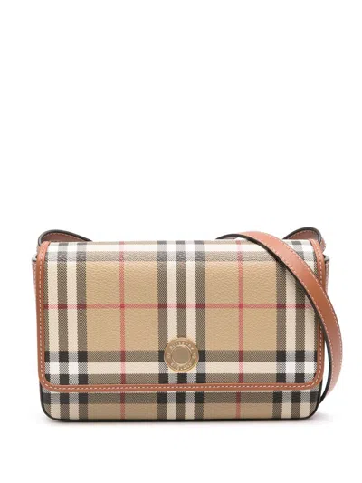 Shop Burberry Bags In Beige