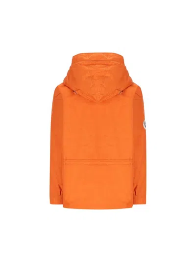 Shop Napapijri Jackets In Orange Pumpkin