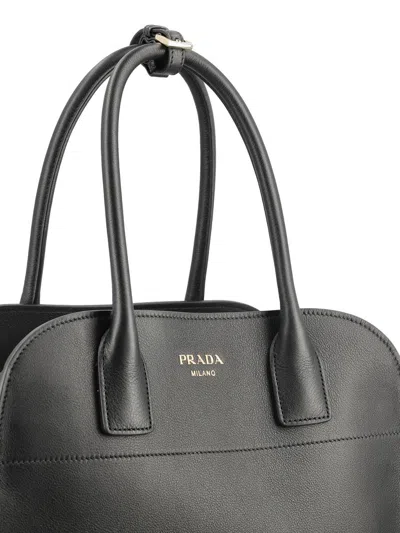 Shop Prada Handbags In Black