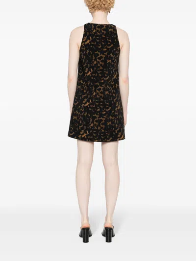 Theory Tortoiseshell Print Mini Dress