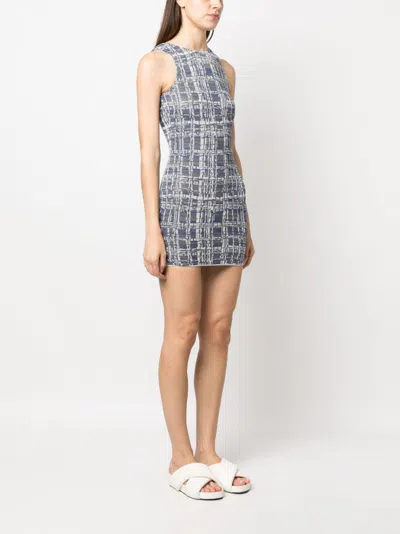 Shop Vitelli Babele Jacquard Scoop Back Mini Dress