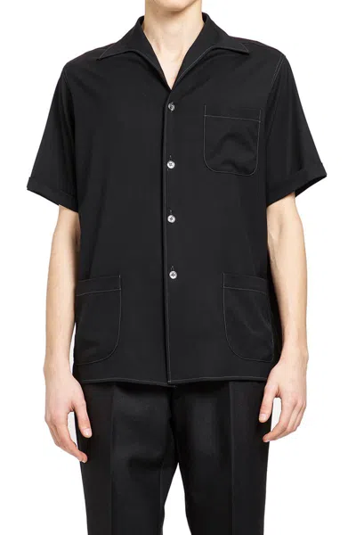 Shop Maison Margiela Short Sleeves In Black