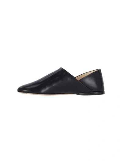 Loewe Toy Smooth-leather Slippers In Black