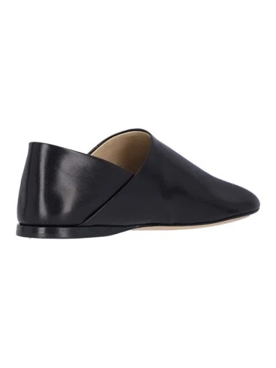 Loewe Toy Smooth-leather Slippers In Black
