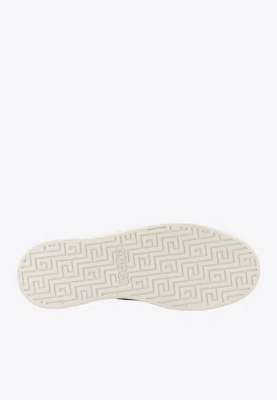 Gucci Ace Gg Supreme Bee-print Monogrammed Sneakers In Beige